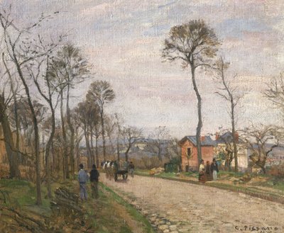 La route de Louveciennes, 1870 - Camille Jacob Pissarro